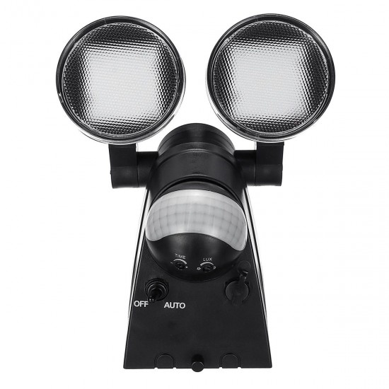 40LED Solar Wall Light Dual Head PIR Motion Sensor Spotlight Outdoor Garden Lamp 40LED Solar Wall Light Dual Head PIR Motion Sensor Spotlight Outdoor Garden Lamp