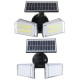 42/80LED Solar Light Body Sensor Wall Street Light Outdoor Garden Lamps IP65