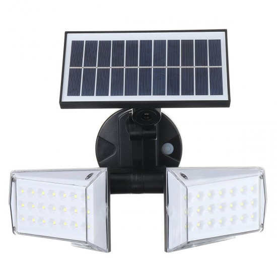42/80LED Solar Light Body Sensor Wall Street Light Outdoor Garden Lamps IP65