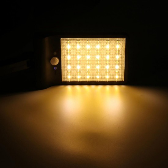 48 LED Solar Dimmable Wall Street Light PIR Motion Sensor Garden Lamp 3 Modes