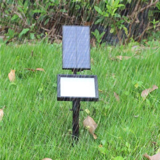 48 LED Solar Powered Flood Light Outdoor Yard Garden Landscape Spot Wall Lamp