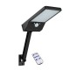 48 LED Solar Wall Light PIR Motion Sensor Outdoor Yard Street Lamp Waterproof with Remote Control