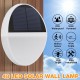 48LED Solar Wall Light Outdoor Bright Radar Sensor Solar Garden Light