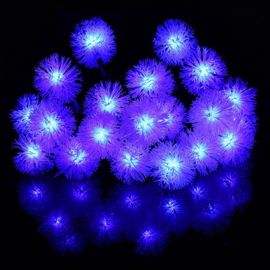 4.8M Solar Power Light Control 20 LED Christmas Fairy String Light Party Outdoor Patio Decor Lamp