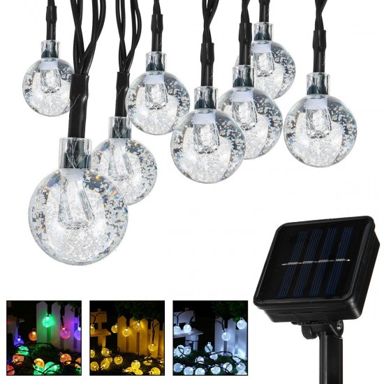 4.8M/6.5M/7M 2 Modes 20/30/50LED Solar String Light Outdoor Lawn Lamp Christmas Decorations Clearance Christmas Lights 4.8M/6.5M/7M 2 Modes 20/30/50LED Solar String Light Outdoor Lawn Lamp Christmas Decorations Clearance Christmas Lights