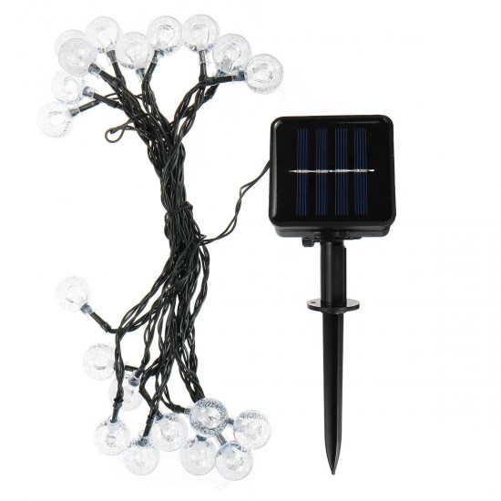 4.8M/6.5M/7M 2 Modes 20/30/50LED Solar String Light Outdoor Lawn Lamp Christmas Decorations Clearance Christmas Lights