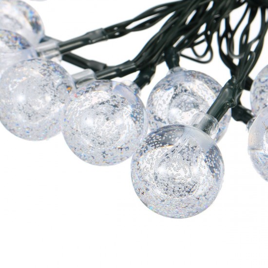 4.8M/6.5M/7M 2 Modes 20/30/50LED Solar String Light Outdoor Lawn Lamp Christmas Decorations Clearance Christmas Lights 4.8M/6.5M/7M 2 Modes 20/30/50LED Solar String Light Outdoor Lawn Lamp Christmas Decorations Clearance Christmas Lights