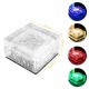 4LED Solar Light Ice Brick Under Ground Garden Lawn Deck Path Yard Outdoor Waterproof Lamp