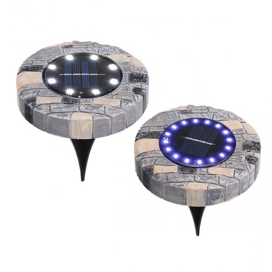 4PCS Solar Powered LED Lawn Light Outdoor Garden Waterproof Landscape Lamp