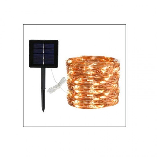 5 Colors 8 Modes 10m 100LED Solar Copper Wire String Lights Waterproof Decor for Courtyard Outdoor Park Christmas Decorations Clearance Christmas Lights 5 Colors 8 Modes 10m 100LED Solar Copper Wire String Lights Waterproof Decor for Courtyard Outdoor Park Christmas Decorations Clearance Christmas Lights