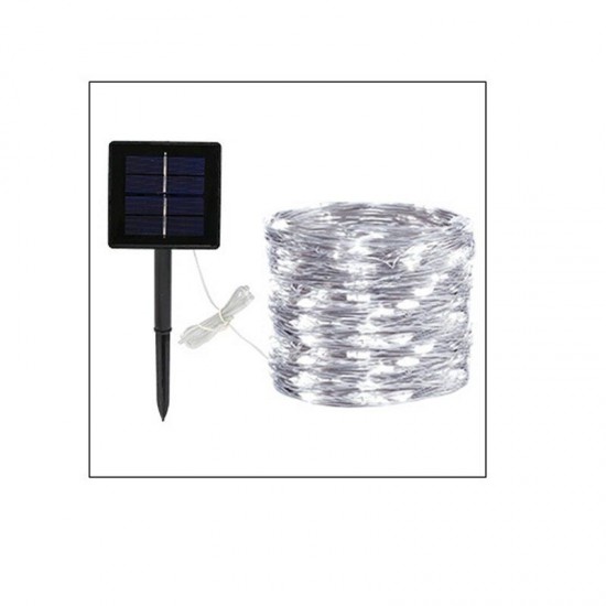5 Colors 8 Modes 10m 100LED Solar Copper Wire String Lights Waterproof Decor for Courtyard Outdoor Park Christmas Decorations Clearance Christmas Lights 5 Colors 8 Modes 10m 100LED Solar Copper Wire String Lights Waterproof Decor for Courtyard Outdoor Park Christmas Decorations Clearance Christmas Lights