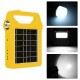 5 In 1 Solar Generator System Portable Emergency Light Camping Lamp with 2PCS 3W LED Bulb 5 In 1 Solar Generator System Portable Emergency Light Camping Lamp with 2PCS 3W LED Bulb