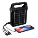 5 In 1 Solar Generator System Portable Emergency Light Camping Lamp with 2PCS 3W LED Bulb 5 In 1 Solar Generator System Portable Emergency Light Camping Lamp with 2PCS 3W LED Bulb