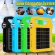 5 In 1 Solar Generator System Portable Emergency Light Camping Lamp with 2PCS 3W LED Bulb 5 In 1 Solar Generator System Portable Emergency Light Camping Lamp with 2PCS 3W LED Bulb