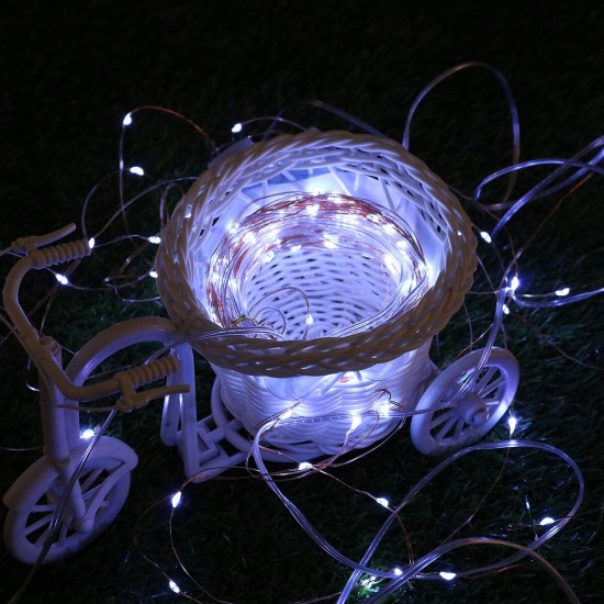 50/100/200LEDs Solar Copper Wire Lamp Fairy String Lights Waterproof Outdoor 50/100/200LEDs Solar Copper Wire Lamp Fairy String Lights Waterproof Outdoor