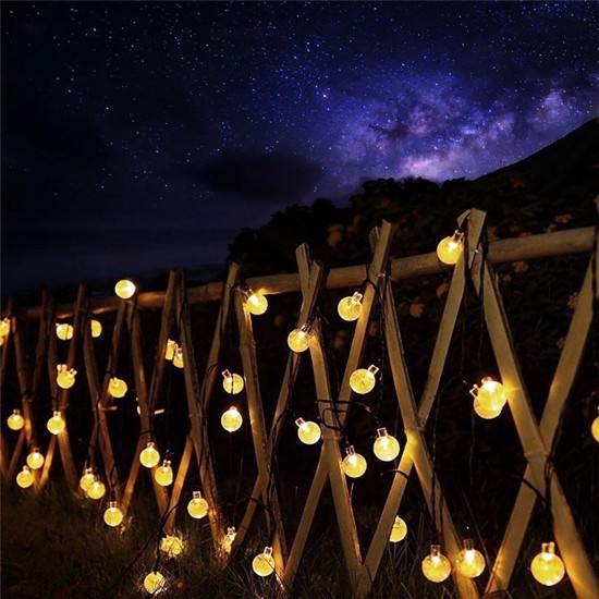 50/100/200LEDs Solar String Fairy Light Ball Lamp Garden Outdoor Waterproof Home Party Decoration Christmas Decorations Clearance Christmas Lights 50/100/200LEDs Solar String Fairy Light Ball Lamp Garden Outdoor Waterproof Home Party Decoration Christmas Decorations Clearance Christmas Lights