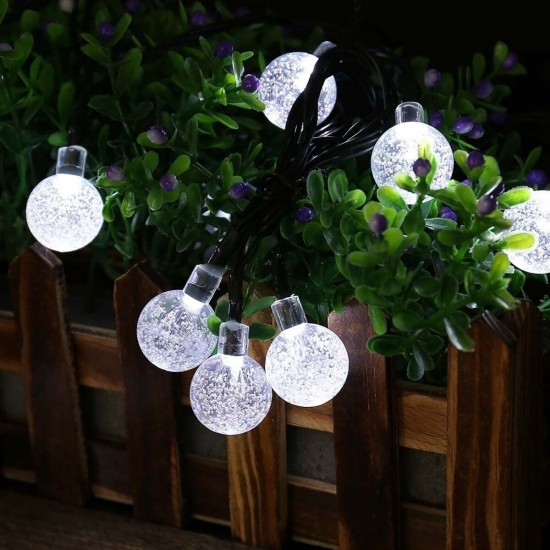 50/100/200LEDs Solar String Fairy Light Ball Lamp Garden Outdoor Waterproof Home Party Decoration Christmas Decorations Clearance Christmas Lights 50/100/200LEDs Solar String Fairy Light Ball Lamp Garden Outdoor Waterproof Home Party Decoration Christmas Decorations Clearance Christmas Lights