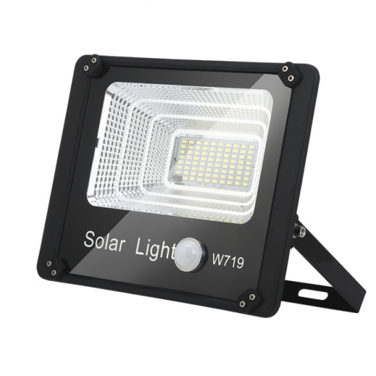 50W 80W 120W Outdoor Solar Power PIR Motion Sensor Garden Floodlight LED Remote Control Security Light