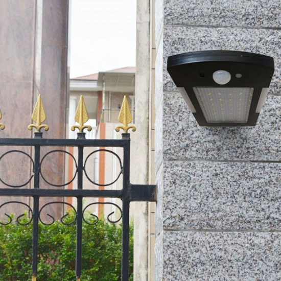 54 LED Solar PIR Sensor Light Outdoor Security Lamp for Home Wall Street