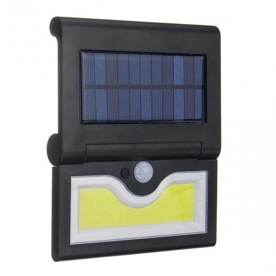 54LED COB Solar Light Outdoor PIR Motion Sensor Wall Lamp