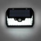 55 LED Solar Motion Sensor Light 3 Modes Outdoor Security Wall Lamp USB Charging