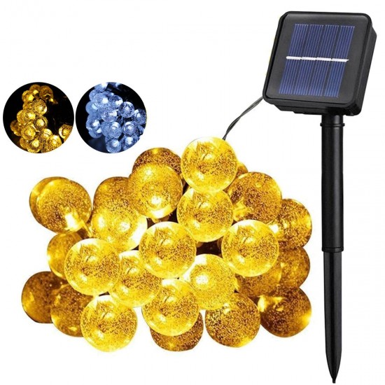 5/7/12/22M Solar Powered LED String Light strip Waterproof Outdoor Garden Decor