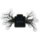 5M Solar Powered 20LED String Light Two Modes Garden Path Yard Decor Lamp Outdoor Waterproof
