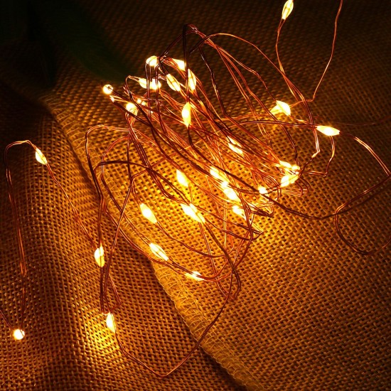 5M/10M/20M Solar Powered LED String Lights 8 Modes Waterproof Outdoor Garden Home Decoration