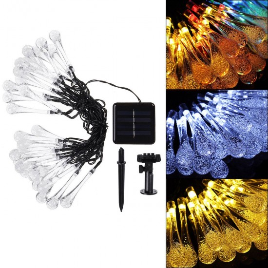 5M/6.5M/7M 2 Modes Outdoor LED Solar String Light Waterproof Starry Lamp Christmas Garden Lawn Decoration Christmas