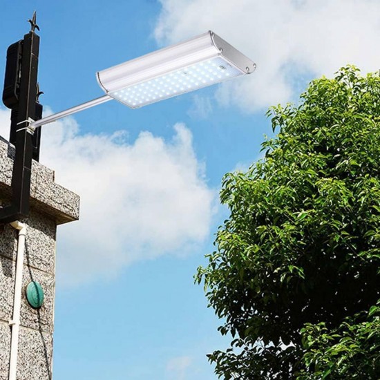5Modes 70 LED Microwave Motion Sensor Solar Power Street Light Waterproof Wall Lamp Outdoor Garden