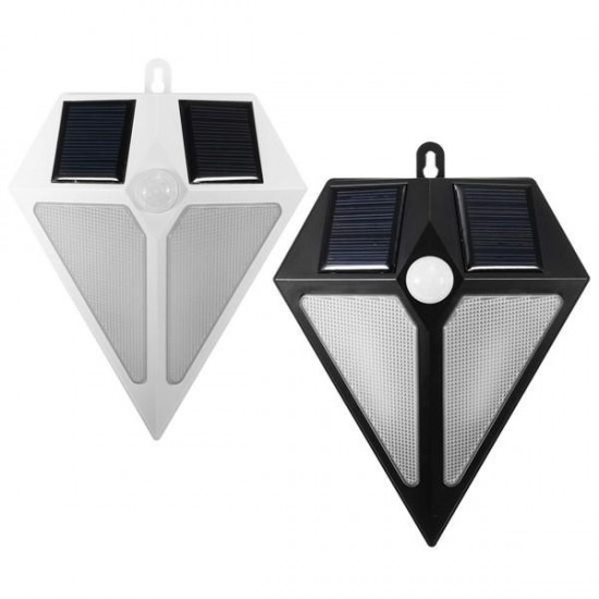 6 LED Solar Powered Waterproof PIR Motion Sensor Wall Light Outdoor Garden Sercurity Night Lamp Without Battery