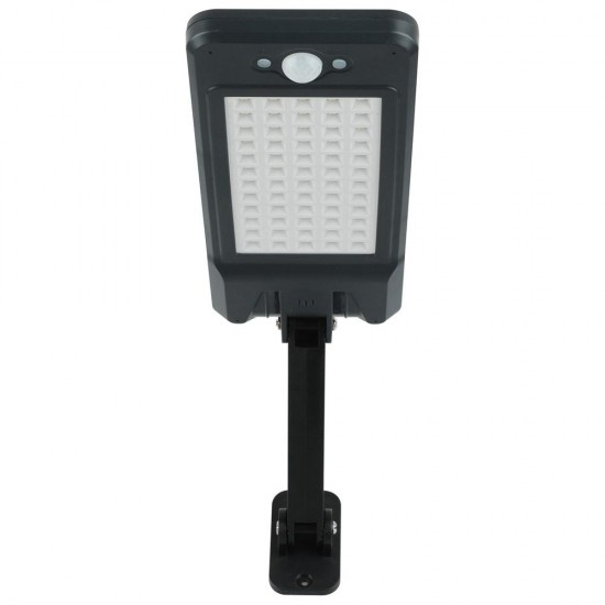 60 LED Remote Control Solar PIR Motion Sensor Street Light Waterproof Outdoor Garden Wall Lamp 3 Lighting Modes
