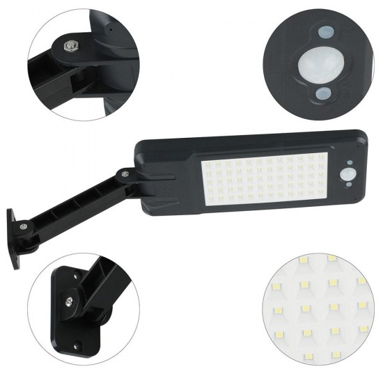 60 LED Remote Control Solar PIR Motion Sensor Street Light Waterproof Outdoor Garden Wall Lamp 3 Lighting Modes 60 LED Remote Control Solar PIR Motion Sensor Street Light Waterproof Outdoor Garden Wall Lamp 3 Lighting Modes