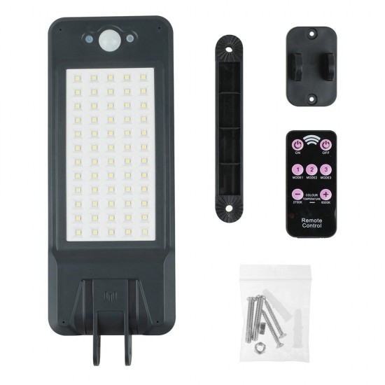 60 LED Remote Control Solar PIR Motion Sensor Street Light Waterproof Outdoor Garden Wall Lamp 3 Lighting Modes 60 LED Remote Control Solar PIR Motion Sensor Street Light Waterproof Outdoor Garden Wall Lamp 3 Lighting Modes