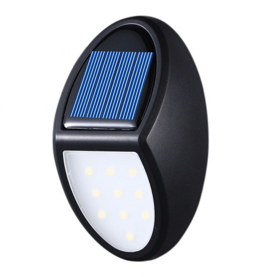 600LM 10 LED Solar Light Garden Security Outdoor Lighting Wall Street Light IP65 Waterproof Light Sensor