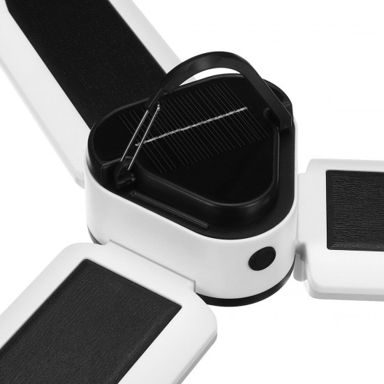 60W E27 LED Solar Light Bulb SMD5730 Foldable Three-Leaves Outdoor Camping Tent Lamp with USB Cable Line 60W E27 LED Solar Light Bulb SMD5730 Foldable Three-Leaves Outdoor Camping Tent Lamp with USB Cable Line