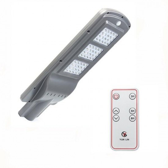 60W Solar Powered Waterproof Radar Sensor Dusk - Dawn LED Street Light with Remote Controller 60W Solar Powered Waterproof Radar Sensor Dusk - Dawn LED Street Light with Remote Controller