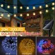 64FT 20M 200LED Solar Powered String Light Outdoor IP65 Garden Path Yard Decorative Lamp