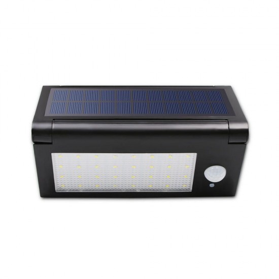 6.4W 32LED Foldable PIR Motion Sensor IP65 Waterproof Solar Powered Wall Light DC3.7V