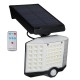 66/90LED Outdoor Solar Light Motion Sensor Adjustable Wall Lamp With Remote Control