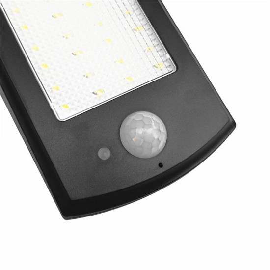 6.8W 48LED Solar Powered Waterproof IP65 Wireless Remote Motion Sensor Street Lamp Wall Light DC4.5V