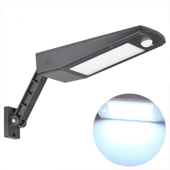 6.8W 48LED Solar Powered Waterproof IP65 Wireless Remote Motion Sensor Street Lamp Wall Light DC4.5V