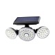 70COB/70LED/78LED Solar Motion Sensor Light Outdoor 3-Head Security Wall Lamp Floodlight Waterproof