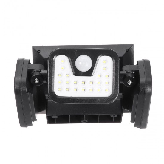 74LED Waterproof Solar Power PIR Motion Sensor Wall Light Outdoor Garden Lamp