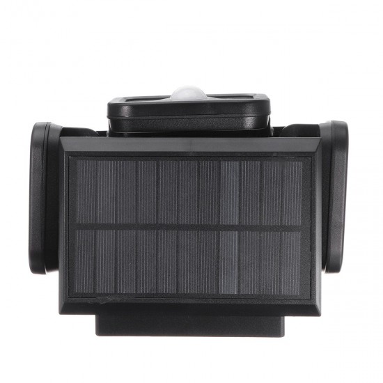 74LED Waterproof Solar Power PIR Motion Sensor Wall Light Outdoor Garden Lamp