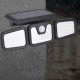 74LED/100COB 3 Modes Solar Wall Light Triple Head Outdoor Sensor Light