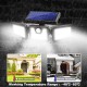 74LED/100COB 3 Modes Solar Wall Light Triple Head Outdoor Sensor Light 74LED/100COB 3 Modes Solar Wall Light Triple Head Outdoor Sensor Light