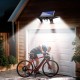 74LED/100COB Solar Street Wall Light PIR Motion Sensor Waterproof Garden Spotlight Lamp