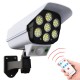 77 LED Outdoor Dummy Artificial Camera Like Solar Motion Sensor Lights Security Wall Lamp Floodlight