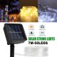7M LED Solar String Light 8 Modes PVC Tube Waterproof IP67 Outdoor Garden Lamp